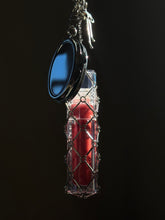 Load image into Gallery viewer, Lipgloss Holder Bagcharm - Oval Mirror (Silver)
